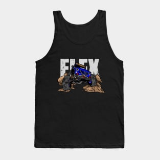 Blue Jeep Flex Tank Top